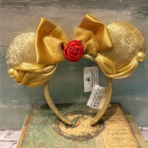 NWT Beauty and the Beast Belle Inspired Mickey/Minnie Ears